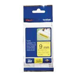 Ekstra klæbende brother tzes621 9mmx8m sort gul