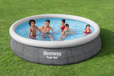 Bestway fastset swimmingpool 366x76cm med filterpumpe