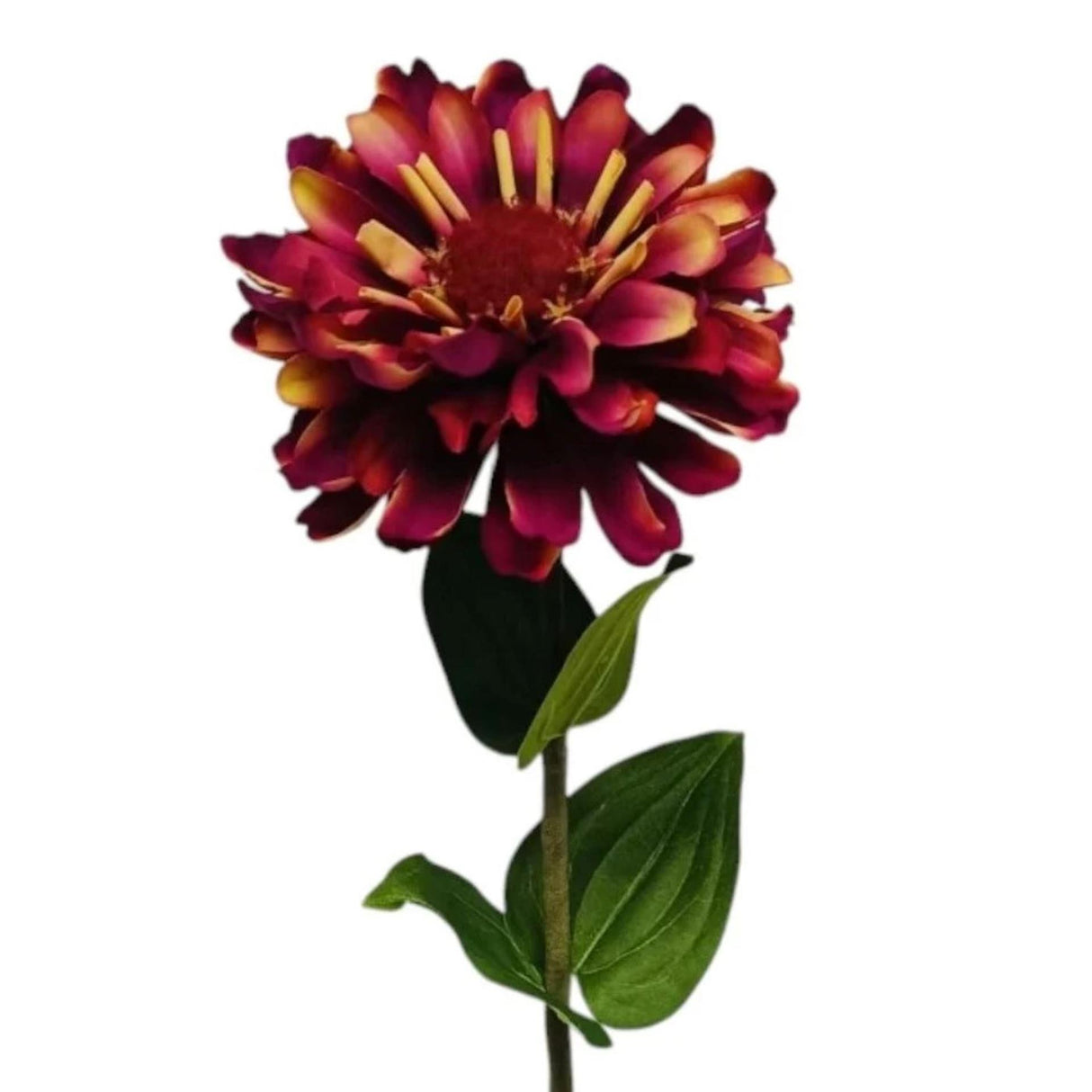 Palæ atmosfære kunstig blomst zinnia lilla 58cm