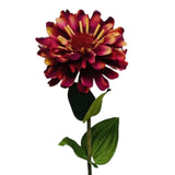 Palæ atmosfære kunstig blomst zinnia lilla 58cm