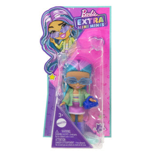 Barbie ekstra mini dukke med tilbehør assorteret | 4 stk