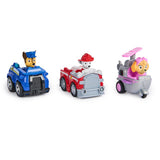 Spin master paw patrol - deluxe rescue racers samlerobjekt chase paw patrol legetøjsbiler med pull back funktion
