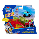 Paw patrulje - marshall pup squad kastere - 2-pak med rex køretøj - legesæt