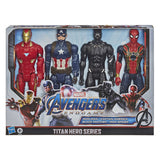 Marvel avengers titan heroes figur 4-pakke