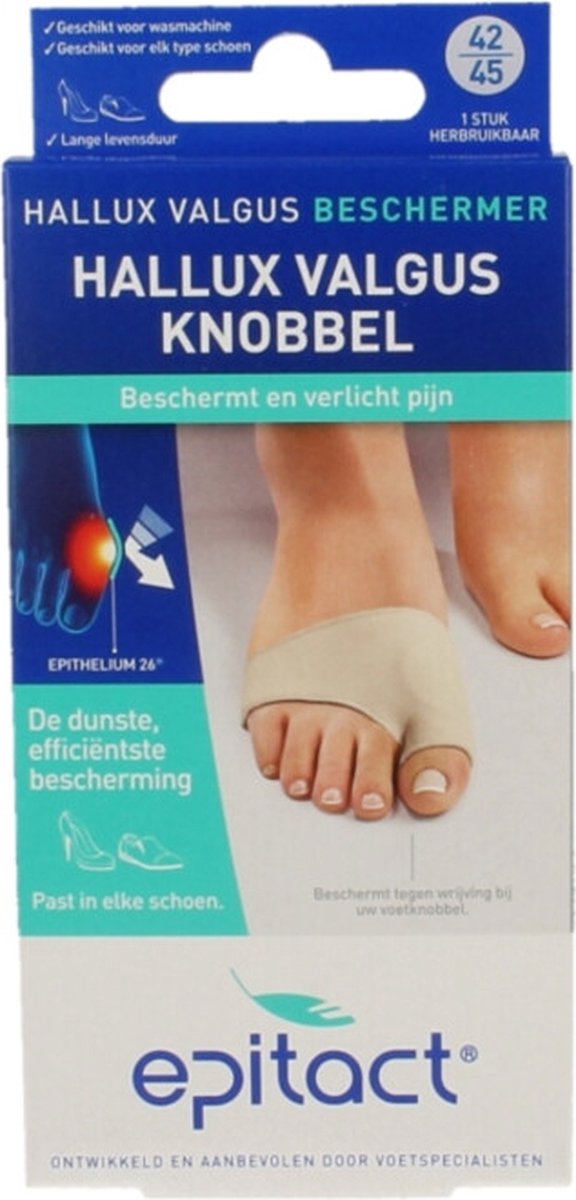 Epitact hallux valgus beskytter 42 45