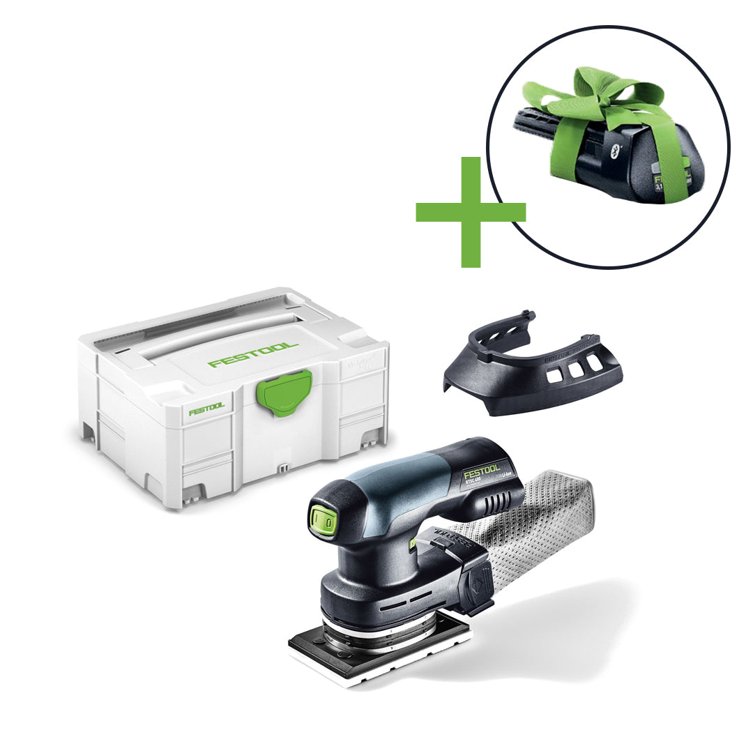 Festool rtsc 400 li-basic akku orbitalsliber | + 3,0ah batteri 577028