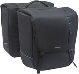 Nova Double - Double Bicycle Bag, Water -Repellent, Black