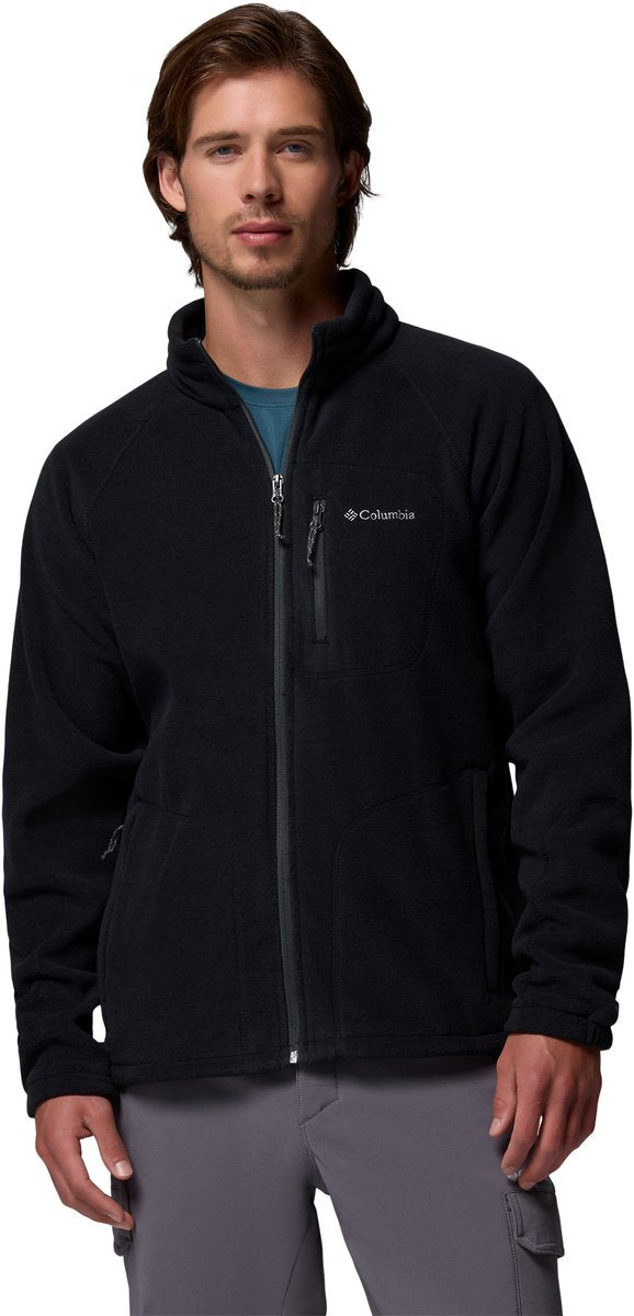 Columbia fast trek™ ii fleece med fuld lynlås - fleecejakke med fuld lynlås - mænd - størrelse l - sort