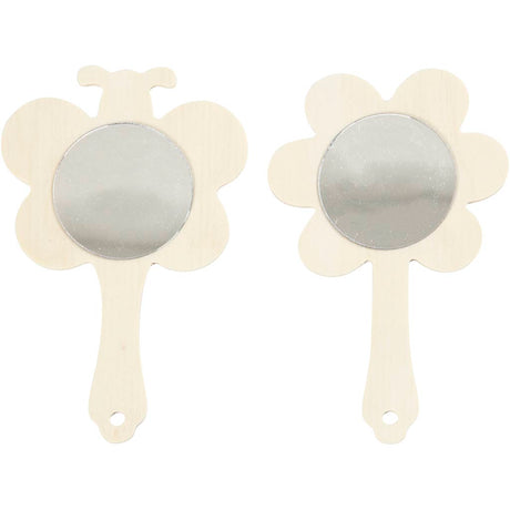 Creativ virksomhed https: www.cchobby.nl håndspejl-h-13-9-cm-w-9-cm-2-piece-1-box