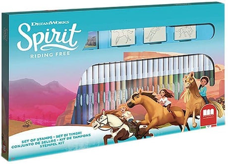 Dreamworks spiritusstempel og farvesæt 41 stk