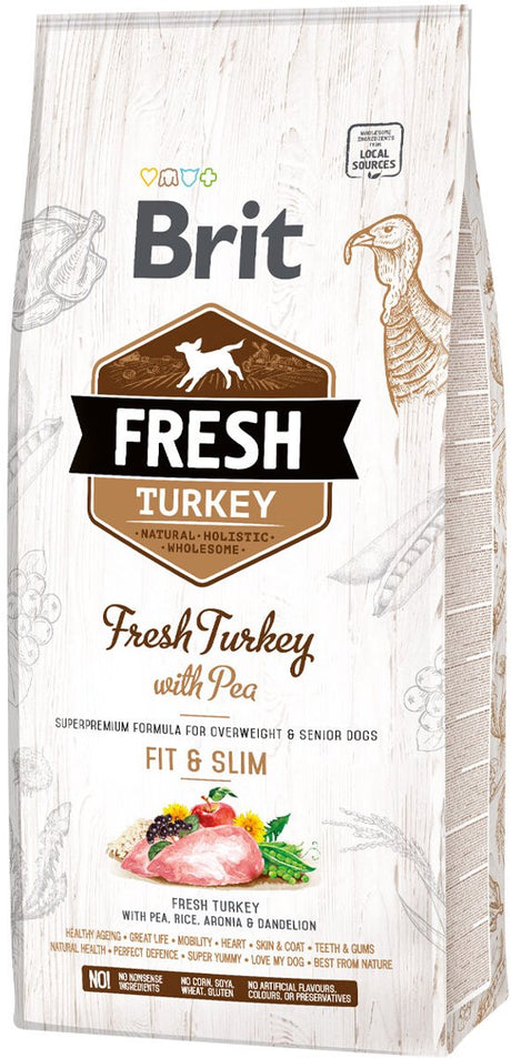 Brit fresh kalkun med pea light fit slim voksen - senior
