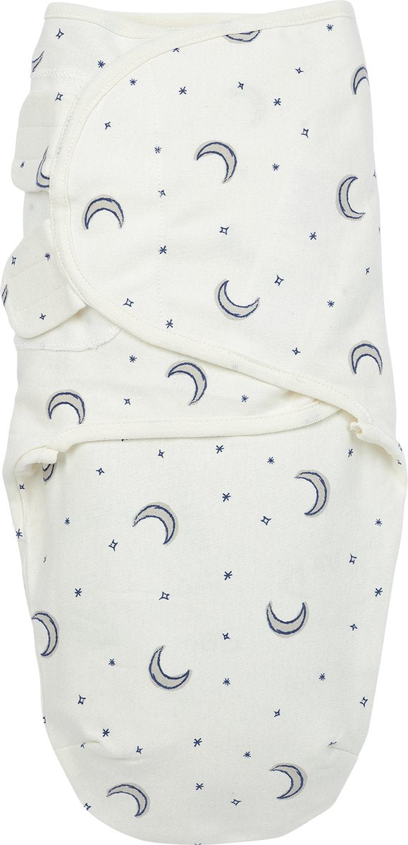 Meyco baby moon swaddle swaddle tæppe - indigo - 4-6 måneder - 1,0 tog