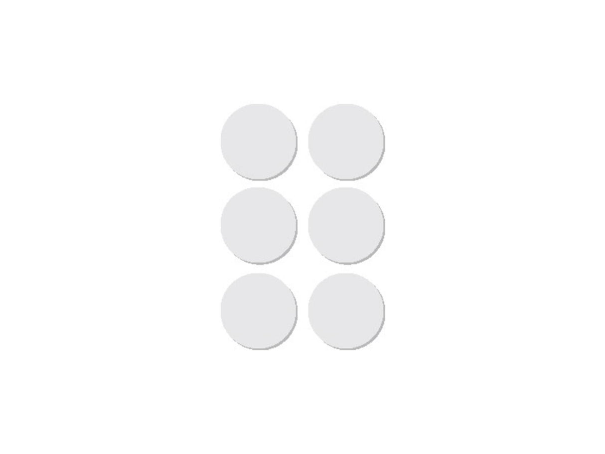 Apli etiketter rund 32mm hvid