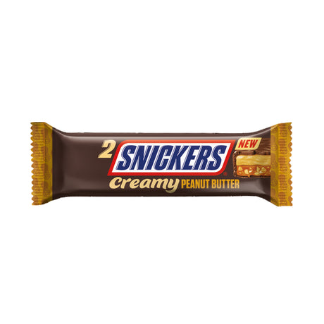 Snickers cremet jordnøddesmør enkelt (24x 36,5 gr)