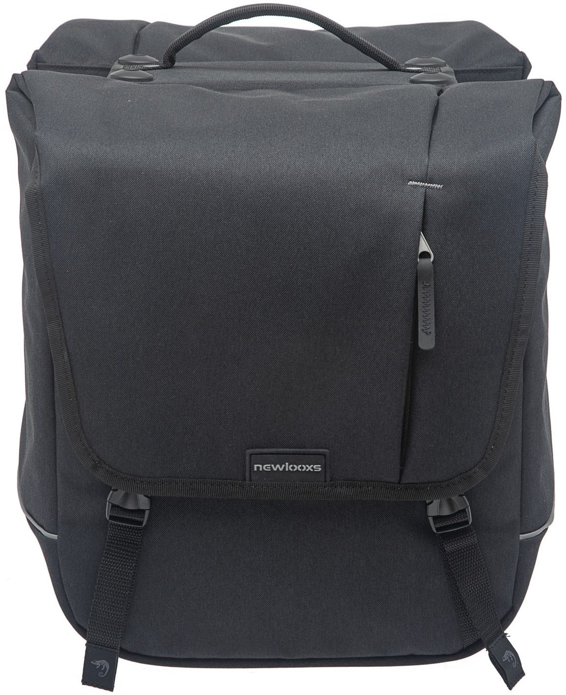 Newlooxs nye Nova dobbeltcykelpose, vand -Retotating, Black