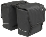 Nova Double - Double Bicycle Bag, Water -Repellent, Black