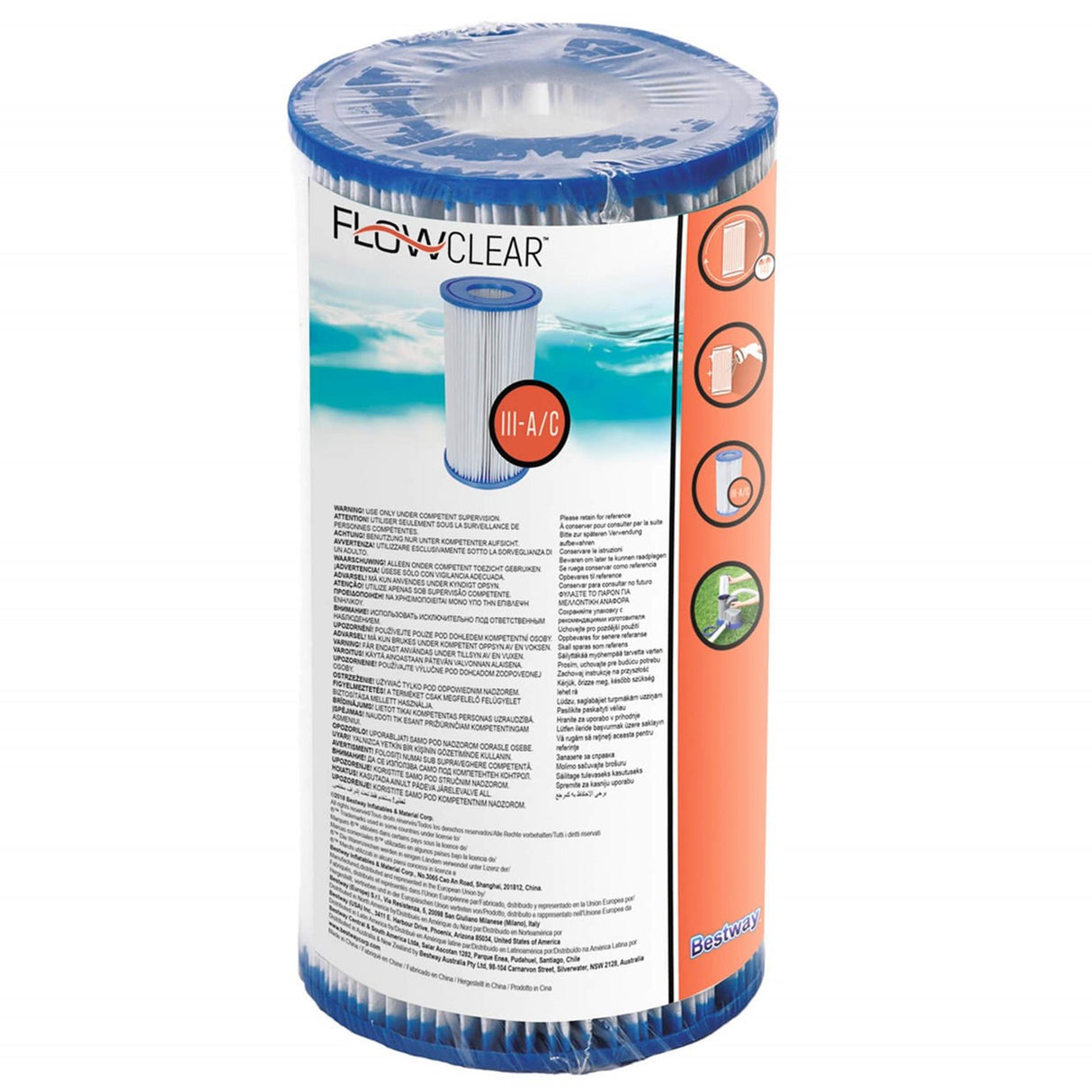 Bestway typeiii (=intex et filter) pr. 1