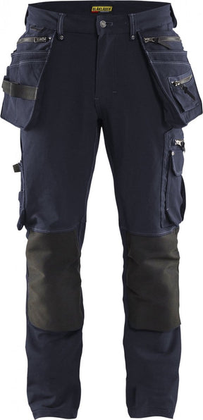 Blåkläder x1900 arbejdsbukser 4-vejs stretch 1998 - marineblå - størrelse 52 (l)