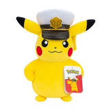Jazwares pokémon - 20 cm plys - kaptajn pikachu