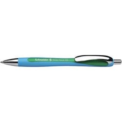 Schneider schrijfwaren schneider balpen - slider rave - penpunt xb - schrijfkleur groen - s-132504