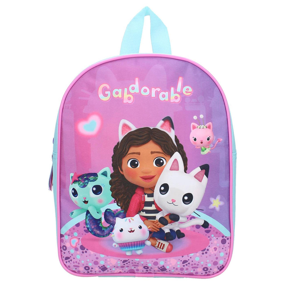 Vadobag rygsæk gabbys dukkehus 29x22x9cm lilla