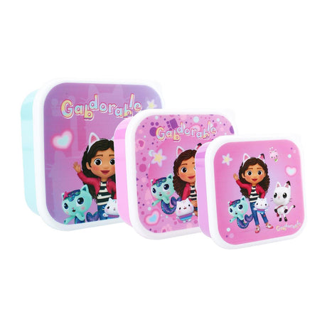 Vadobag gabby's dukkehus snackboks og frugtæske - 3i1