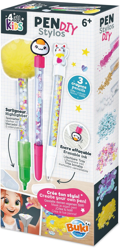 Buki frankrig buki - kuglepen diy - kawaii - personliggør din kuglepen