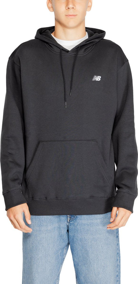 New balance sport essentials fleece hættetrøje herre sweater - sort