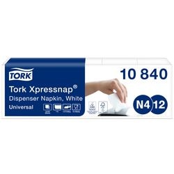 Servietter tork n4 interfold system 33x21,6cm hvid 5 pakker