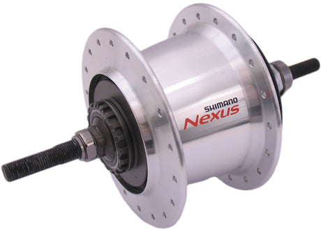 Shimano gearnav 7 gear nexus 7 sg-c3001 til rullebremser fælgbremse 36 huller - sølv