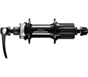 Shimano efter hub deore HB-M6000 36 huller 135 mm indbygget bredde med hurtig-stramme sort
