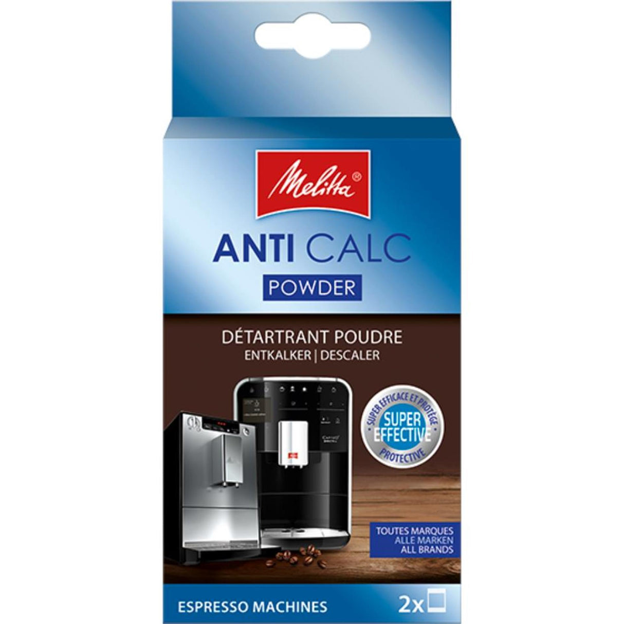 Melitta afkalkningspulver 2x40gr