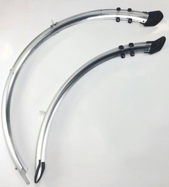 Fendersæt 28 46mm sølv