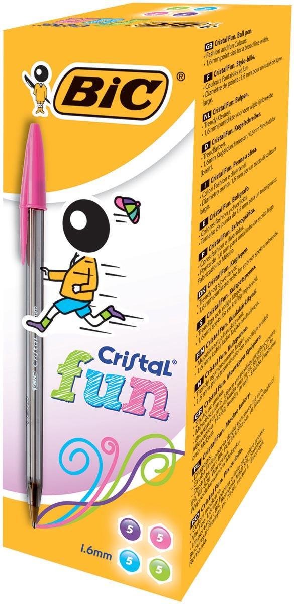 Pen bic cristal kuglepen farveområde