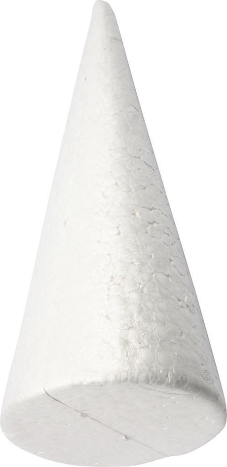Creativ Company Styropor Kegel White, 35 cm