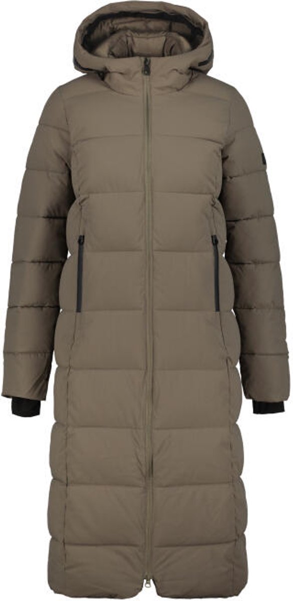 Icepeak brilon damefrakke - antik grøn - 44