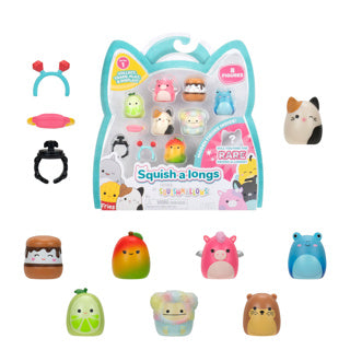Squishalongs 8-pak assorteret