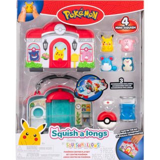 Jazwares squish-a-longs - medium legesæt (pokemon center)