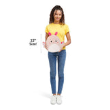 Jazwares squishmallows - medium plys (moritz - lys fersken møl) - 30 cm plys