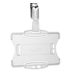 Sikkerhedsmærker holdbare 8118 plast 85x54mm gennemsigtige 25 stk