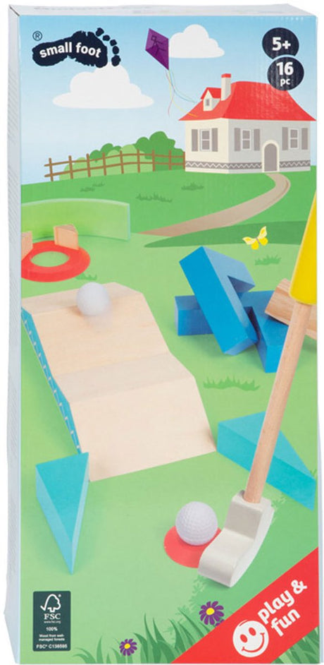 Lille fod - minigolf sæt aktivt