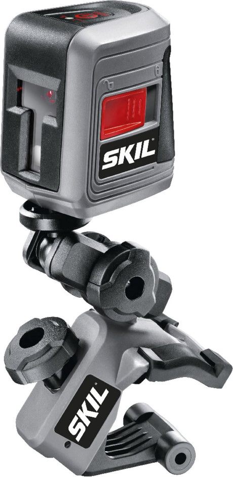 Skil krydslinjelaser selvnivellerende - byggelaser - krydslinjelaser med klemme uden stativ - laservaterpas - linjelaser - 10 meter rækkevidde - vandret lodret linje - inklusive AA-batterier - 0511 AA