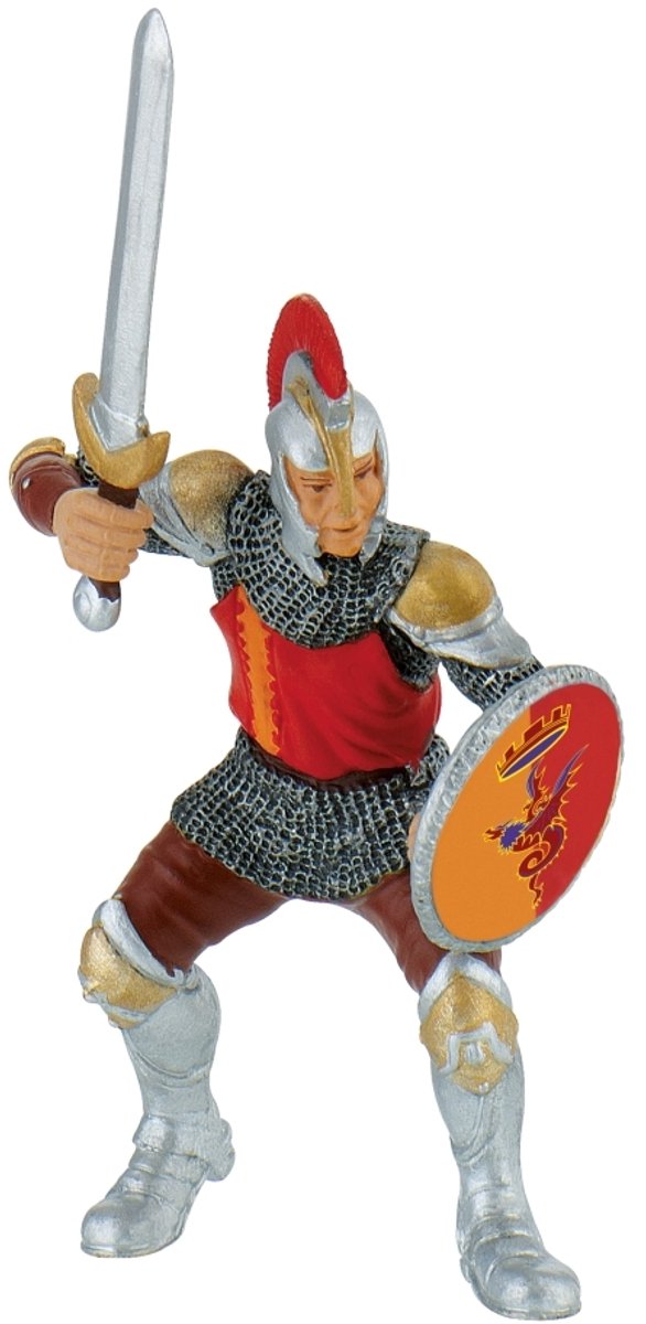 Bullyland 80765 – spiller ridderfigur med sværdrød – ca. 11,5 cm – naturtro og detaljeret design – ideel som fantasifigur, dekoration eller lille gave til børn fra 3 år