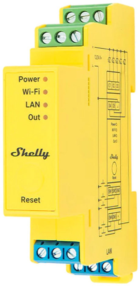 Shelly 5-kanals wi-fi rgbww pro belysningscontroller til smart