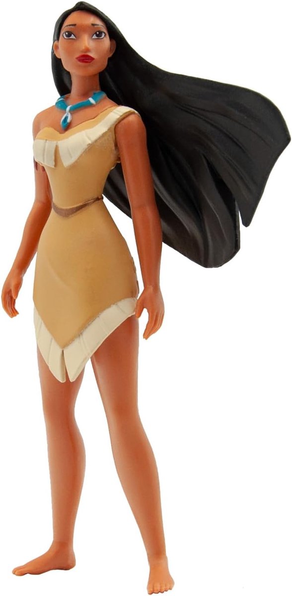 Bullyland 11355 – spillefigur og samlerfigur Pocahontas, ca. 9,5 cm – naturtro og detaljeret design – ideel som kagefigur og lille gave til børn fra 3 år.