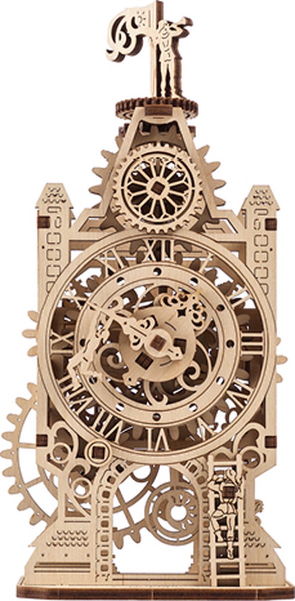 Ugears træ 3D-model - gammelt tårnur