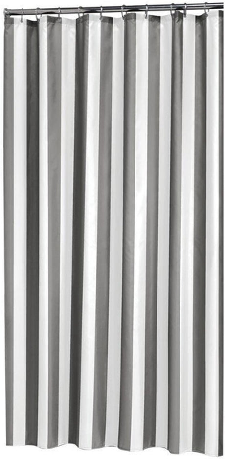 Sælskind linje - badeforhæng - 180x200 cm - polyester - grå