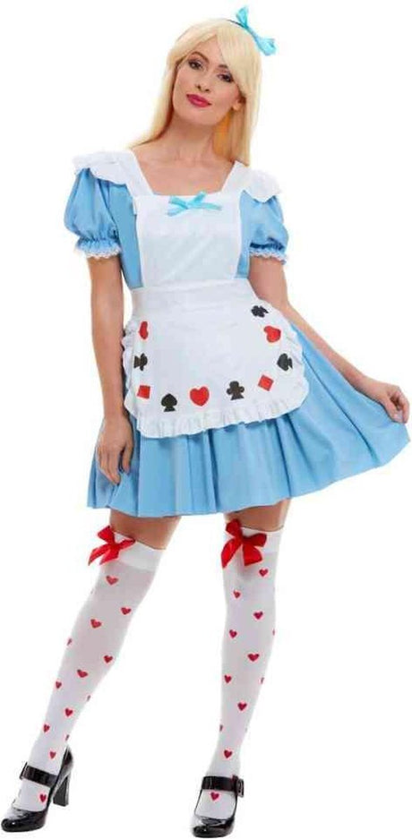 Vegaoo eventyr Alice kostume til kvinder - fancy kjole - lille