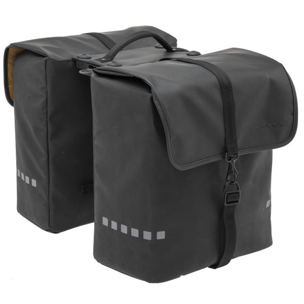 Ny looxs Odense dobbelt cykelpose - sort - 39L
