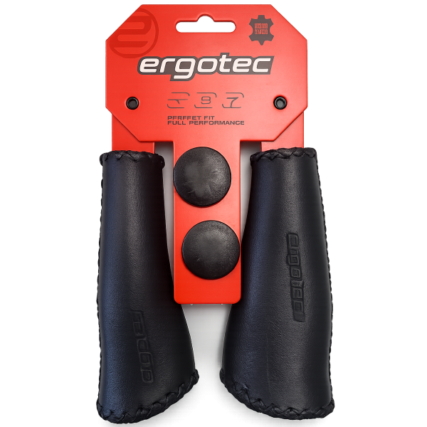 Ergotec håndterer monaco læder lang lang sort sort